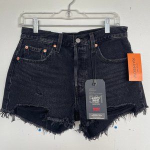 BNWT 501 Levi's Premium Black Shorts